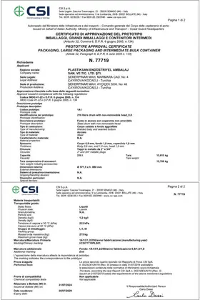 UN Certificate 77719 belgesi